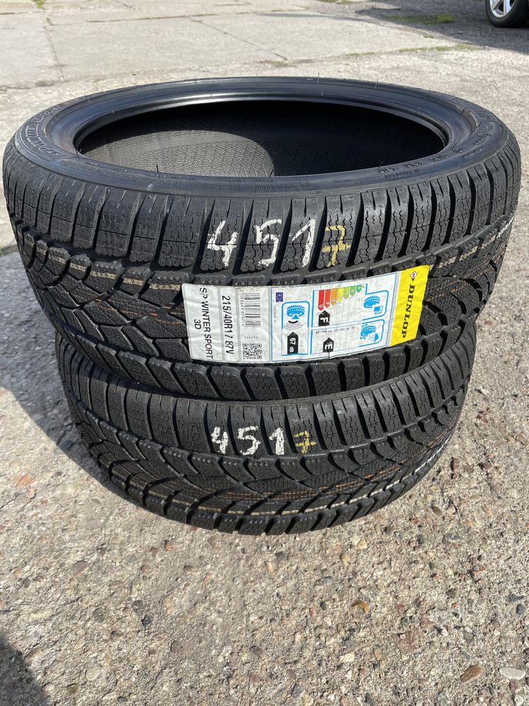 Wyprzedaż Dunlop 215/40r17 Sp Winter Sport 3D AO - 2 sztuki zimowe