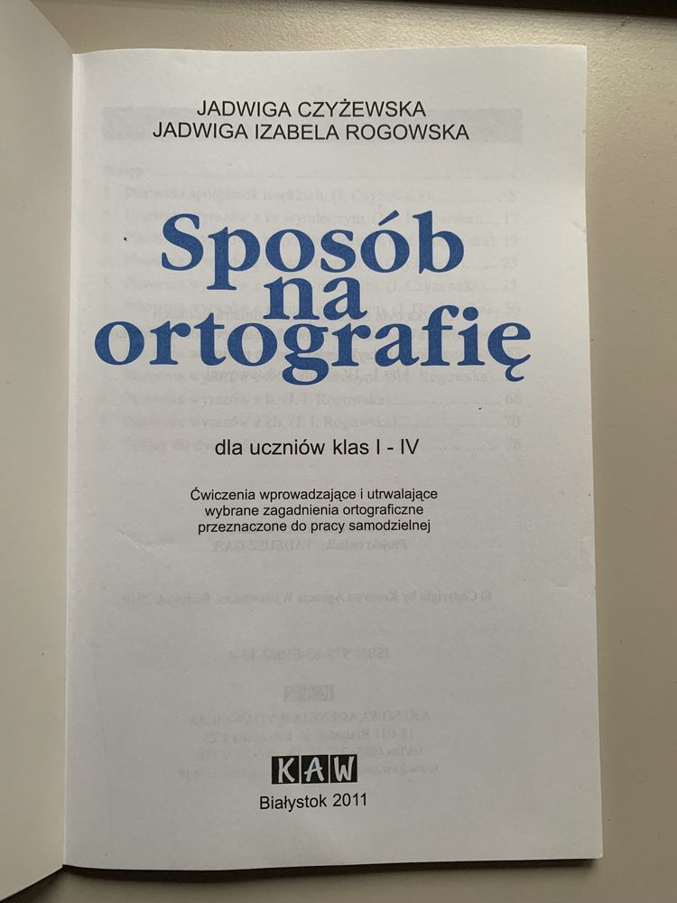 Sposób na ortografię