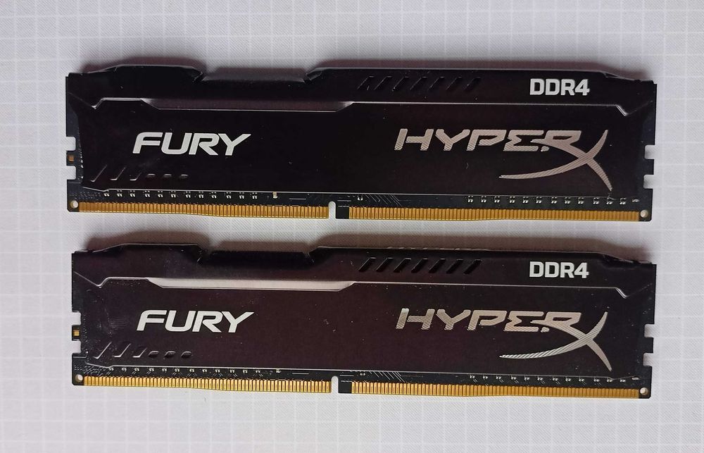 RAM Kingston HyperX FURY  - 16GB (2x8GB) - DDR4 2666 CL16