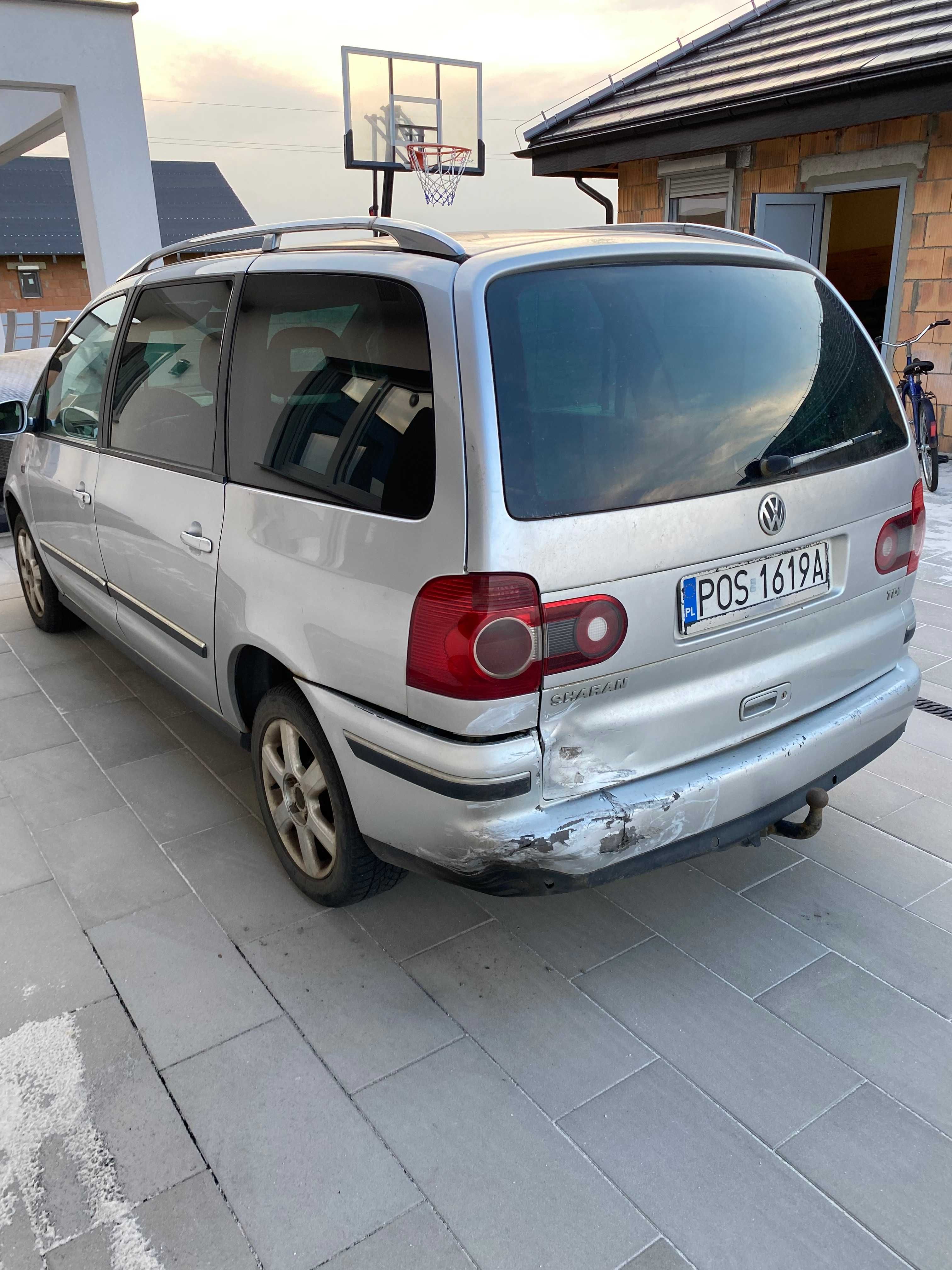 Volkswagen Sharan 2008 rok ubezpieczenie do 05 2026 hak 1.9 TDI
