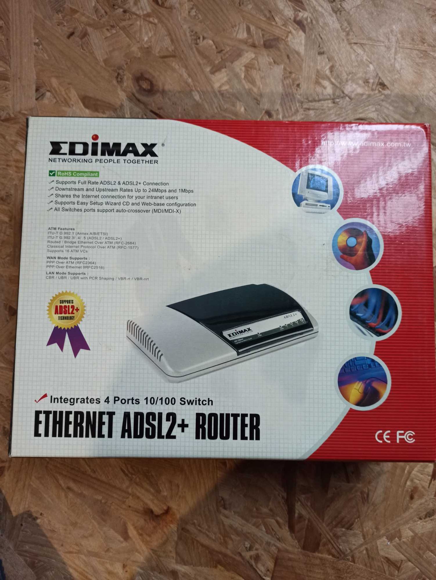 Інтернет Роутер ADSL2+ EDIMAX