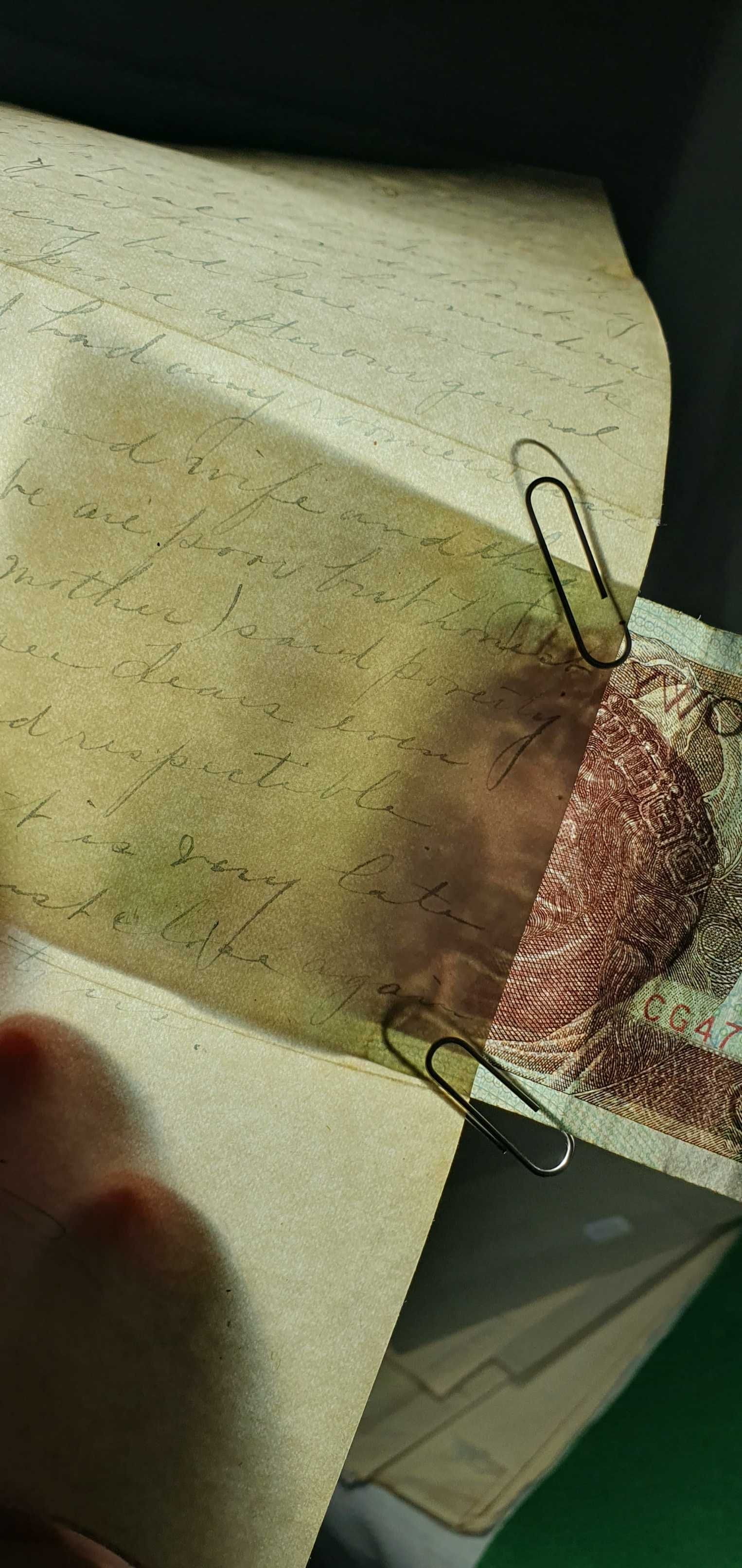 List prywatny  z USA do UK  10.1928R.