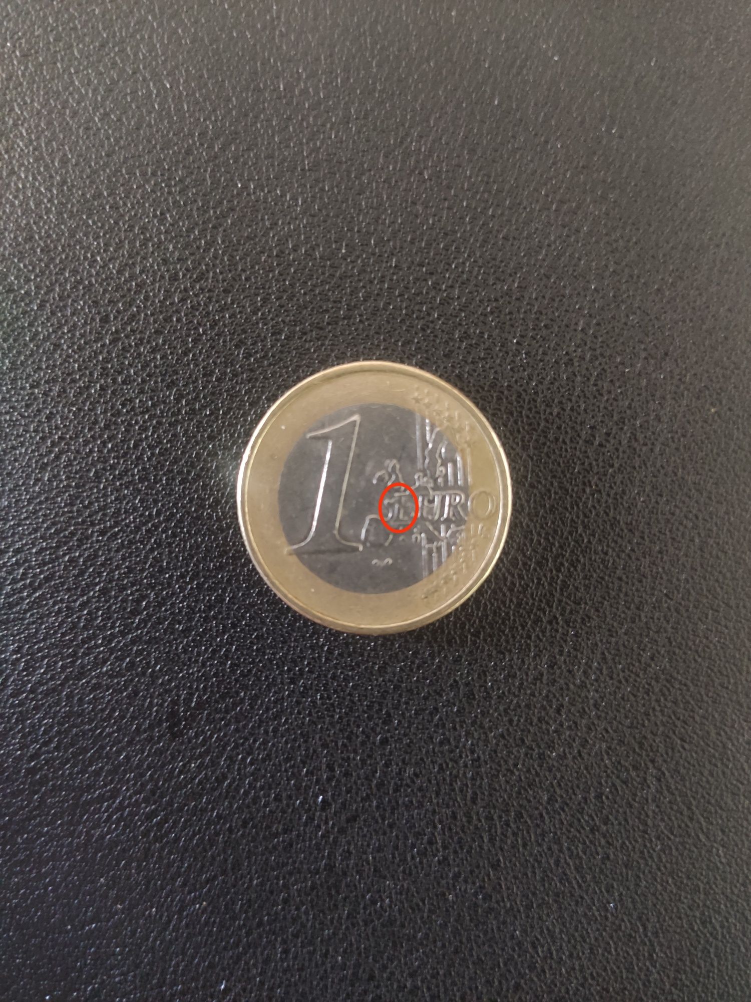 Moeda de 1€ Belga 2002