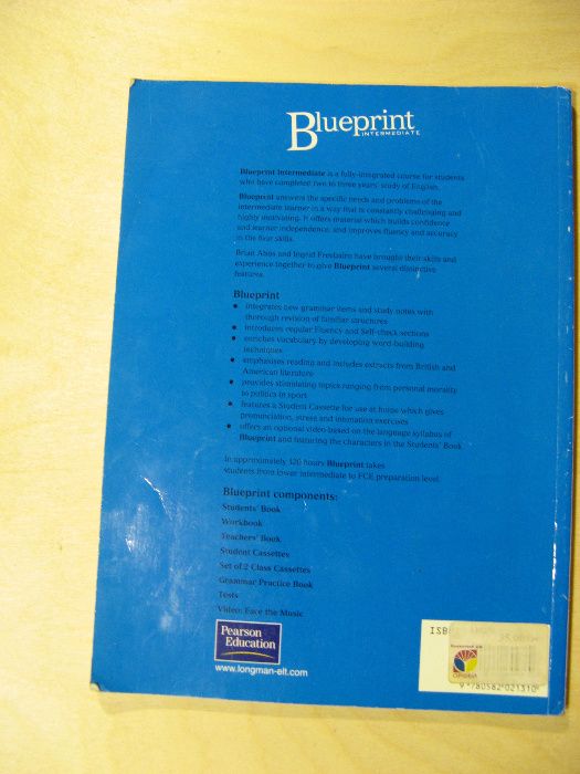 Blueprint Intermediate. Student's Book. Abbs, Freebairn. Английский