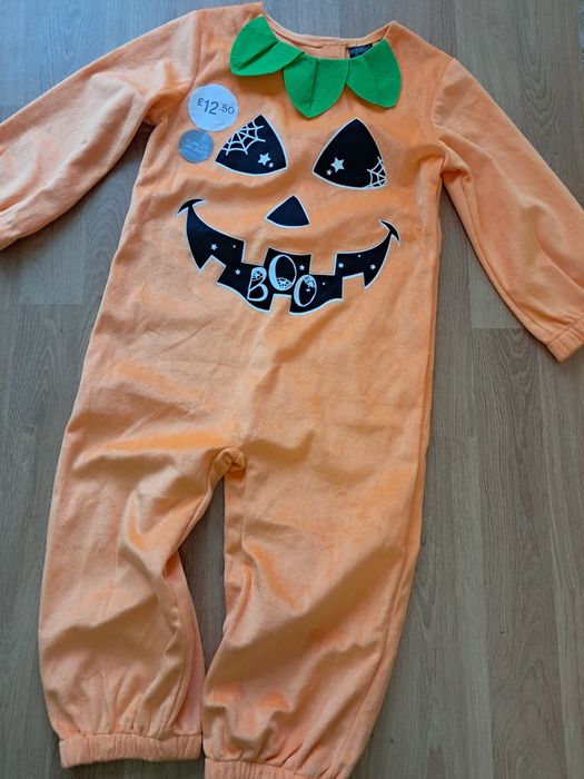 Strój Halloween dynia 92-98cm