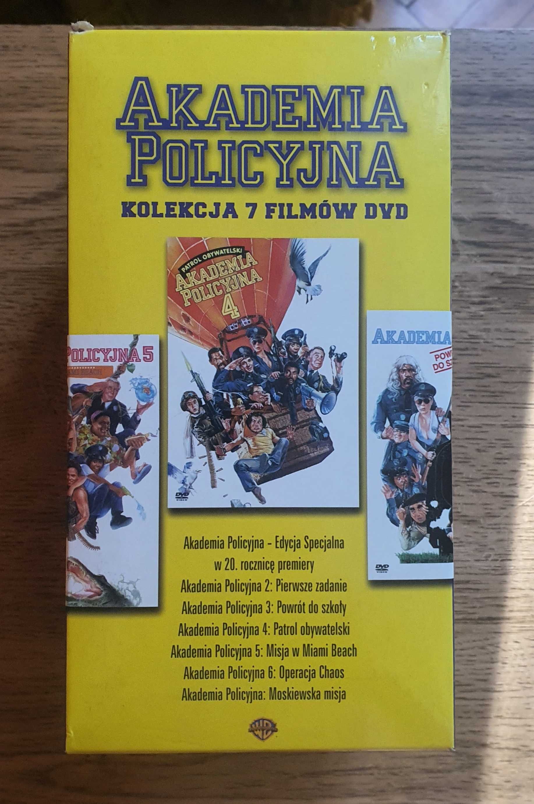 Akademia Policyjna 1-7 [7 DVD] Komplet z PL Edycja