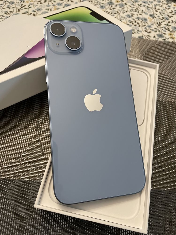 Новий Open box Apple iPhone 14 Plus Blue 128 Gb Never Lock