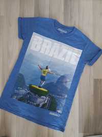 Koszulka młodzieżowa bluzka T-shirt Subbuteo Brazil roz S