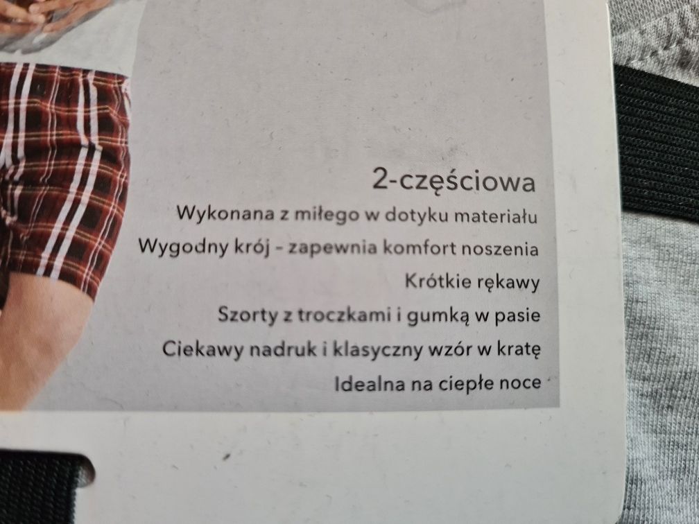 Piżama męska bawełniana rozmiar M Tom&Rose