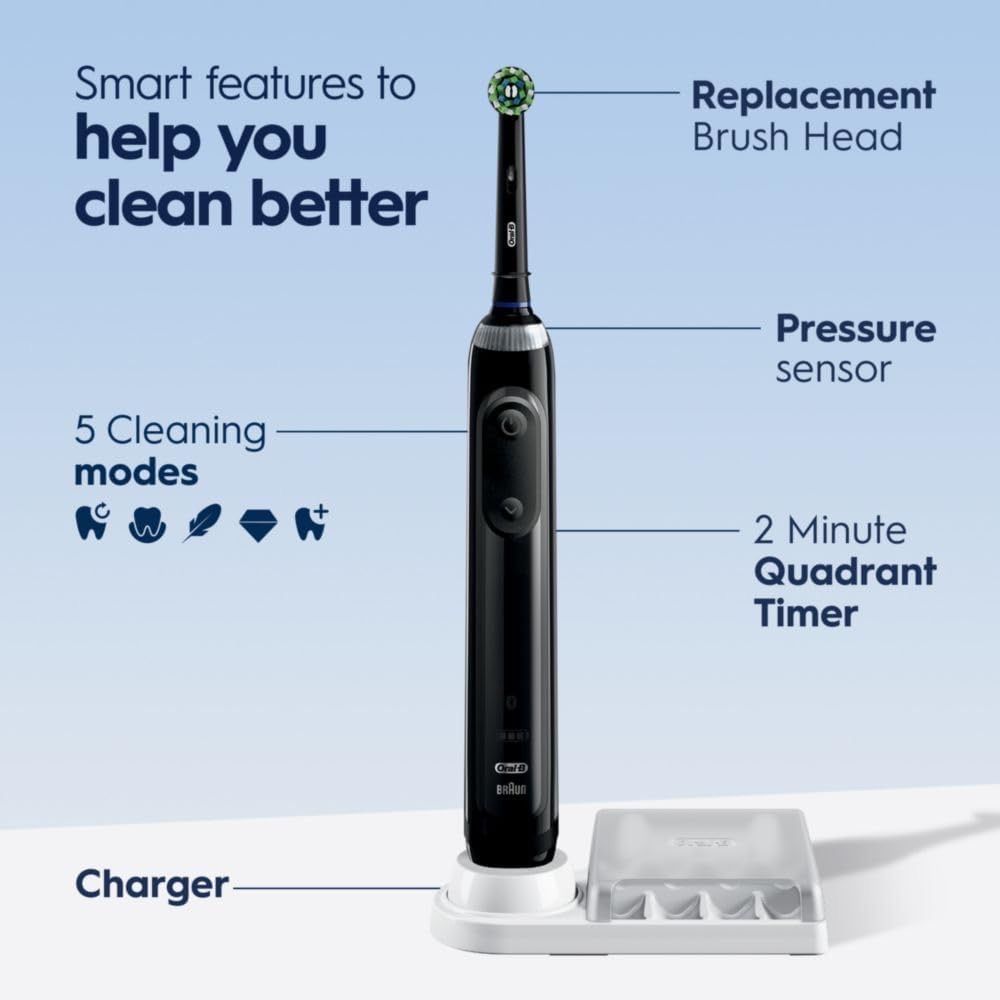 Oral-B Pro 5000 5 in 1 Smartseries Bluetooth, Black Edition