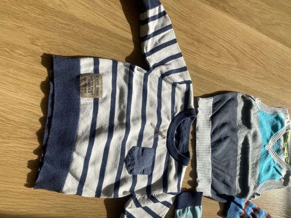 Sweterki dla chłopca rozmiar 80