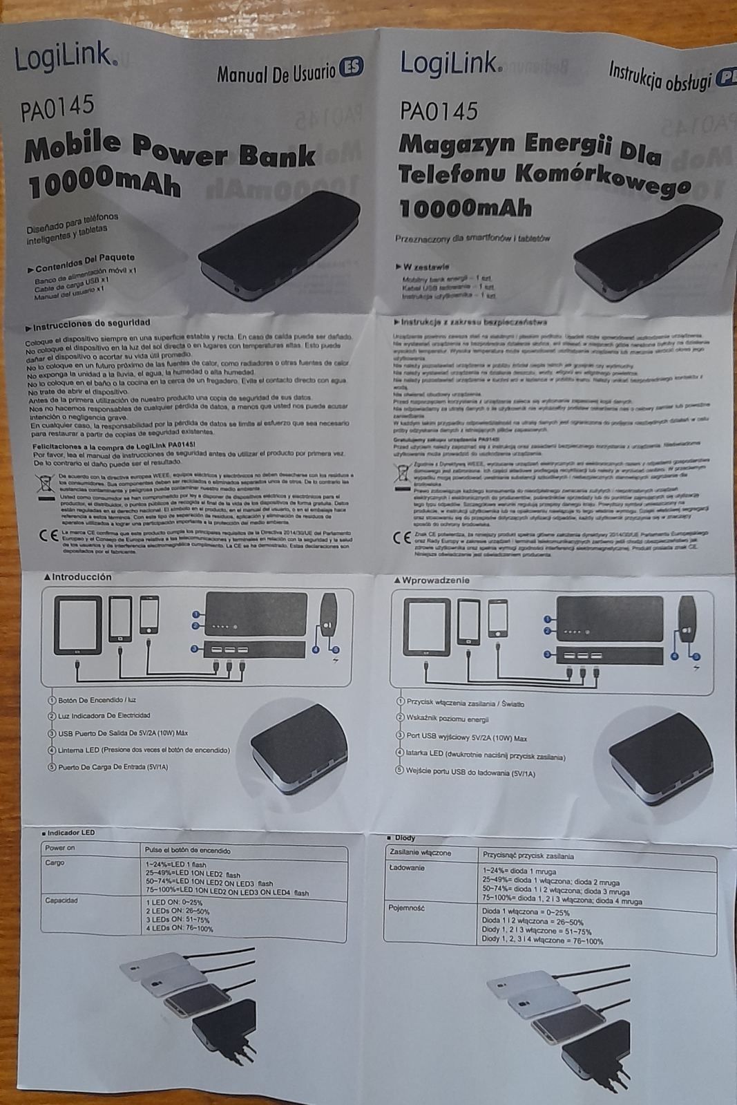 Power bank Logiling 10000  mAh