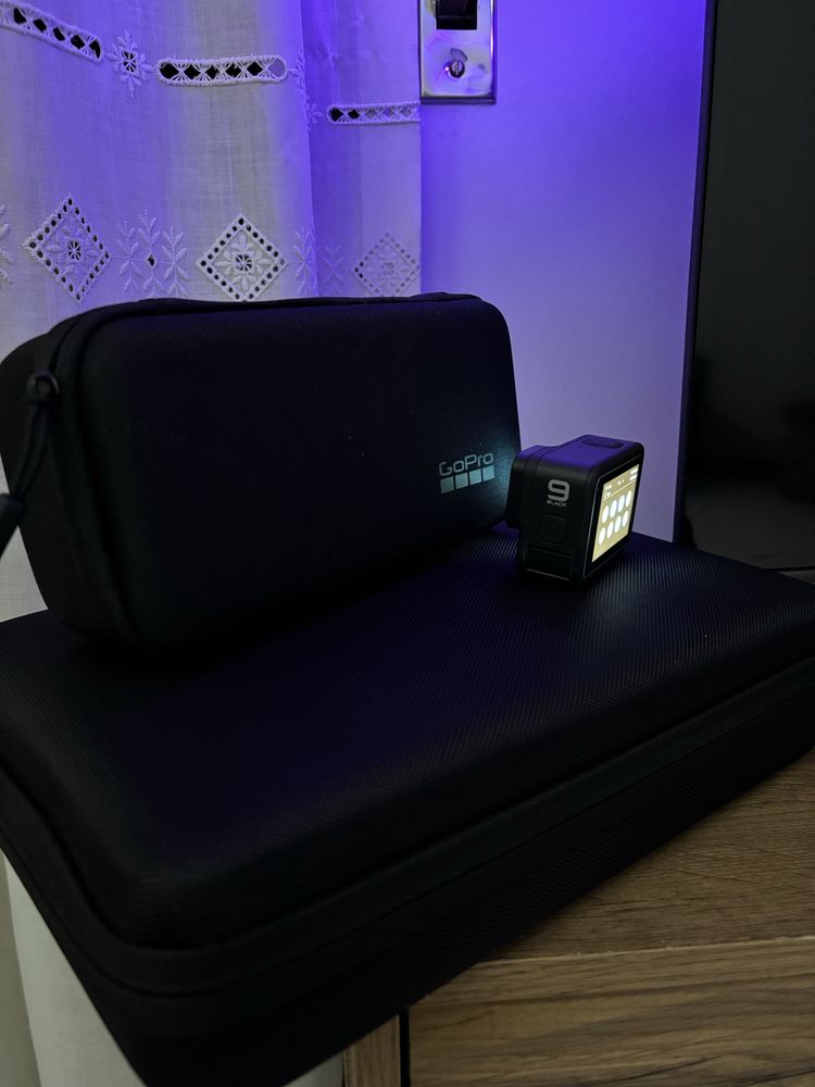 GoPro Hero 9 Black Impecável com Kit Completo de Suportes