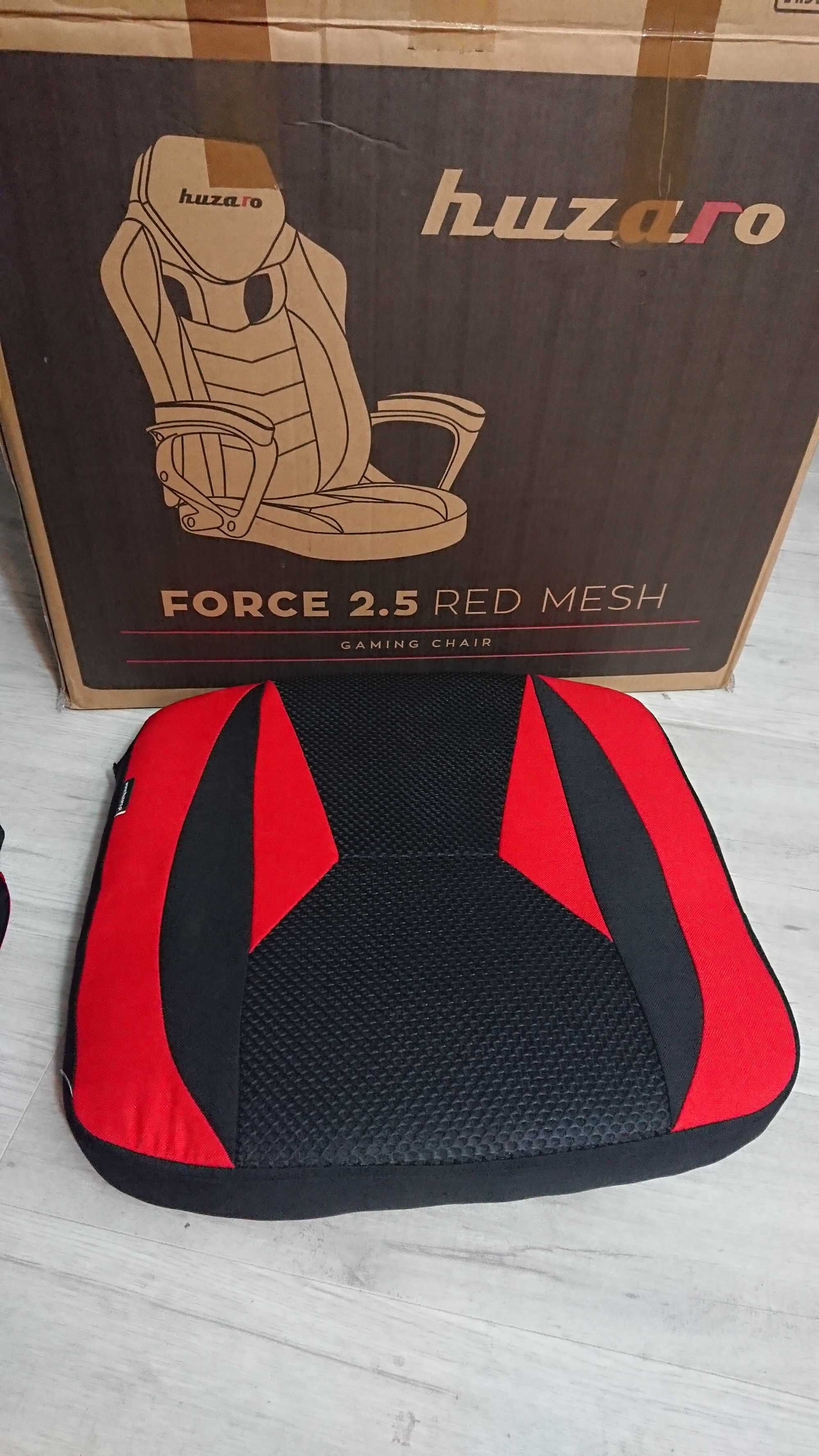 Fotel gamingowy Huzaro Force 2.5 Red Mesh Nowy