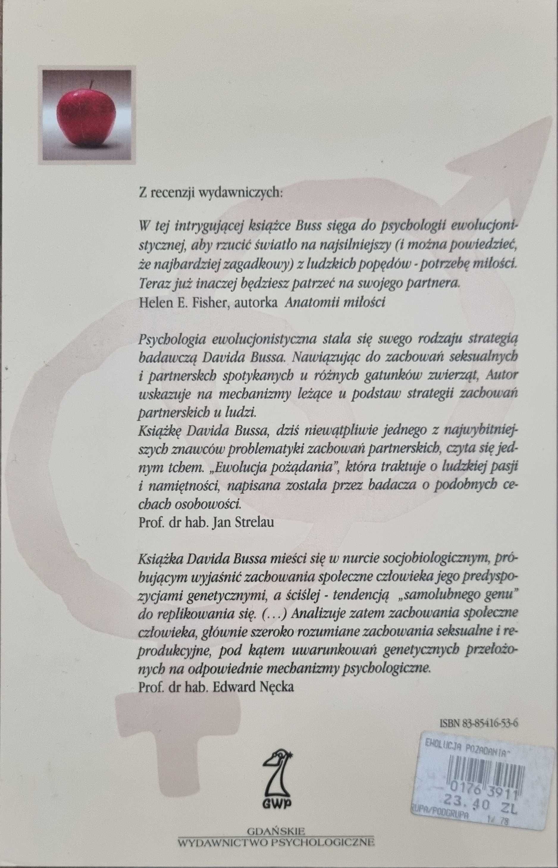 Ewolucja pożądania. Jak ludzie dobierają się w pary - David M. Buss