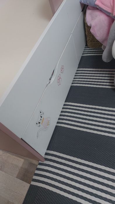 Дитяча кровать з ящиками для зберігання