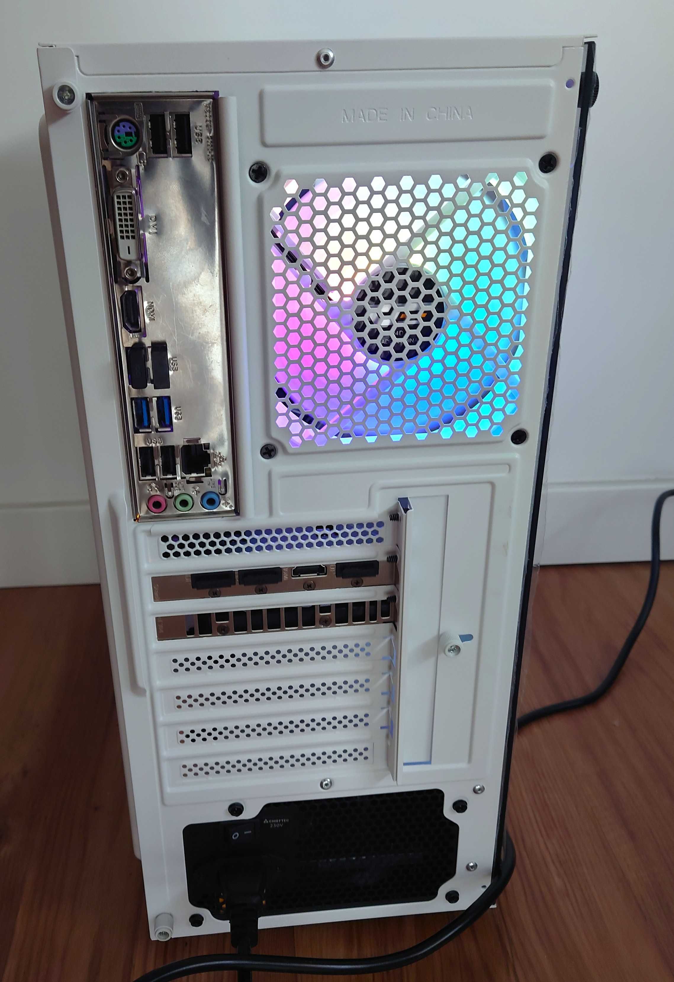 Komputer gamingowy ryzen 4500, 32GB DDR4, RX 6600 8GB Nowy SSD M.2 512