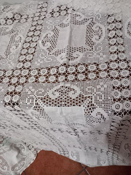 Toalha em linho manual