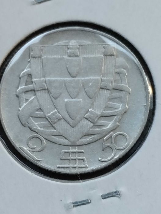 Moeda de 2.5 escudos de 1940, em prata
