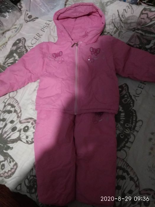 Демисезонный комбинезон для девочки весна-осень