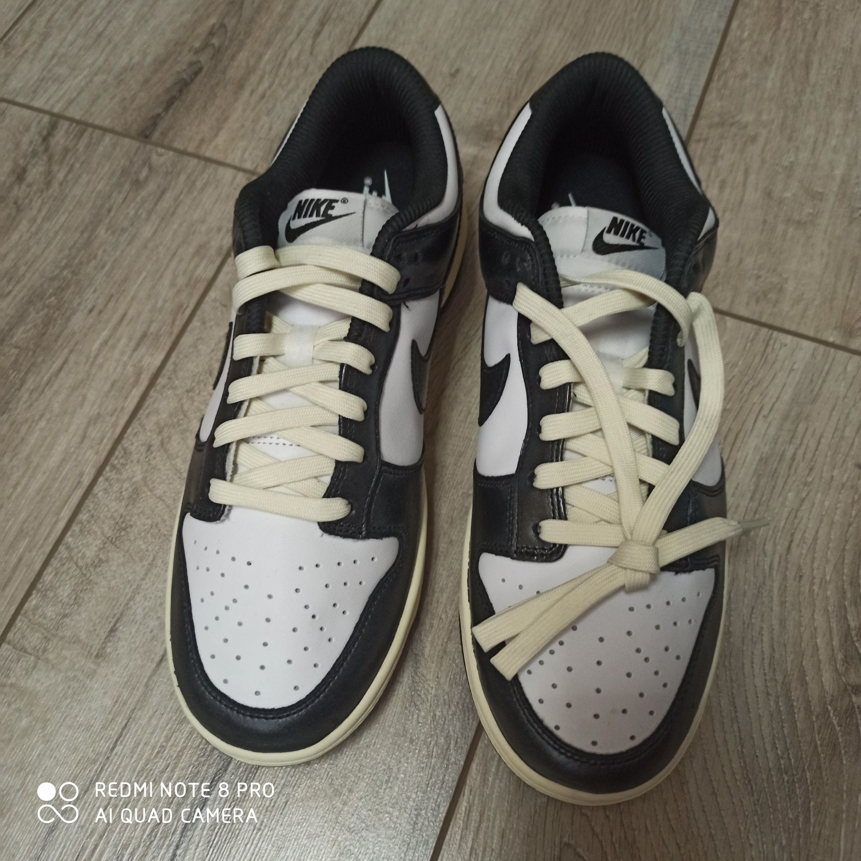 Оригінальні жіночі кросівки Nike Dunk Low Premium "Vintage Panda"(FQ88