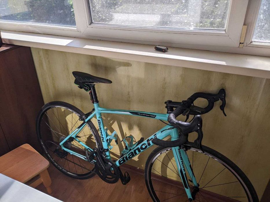 Шосейний велосипед Bianchi via nirone 7 Campagnolo 2x11