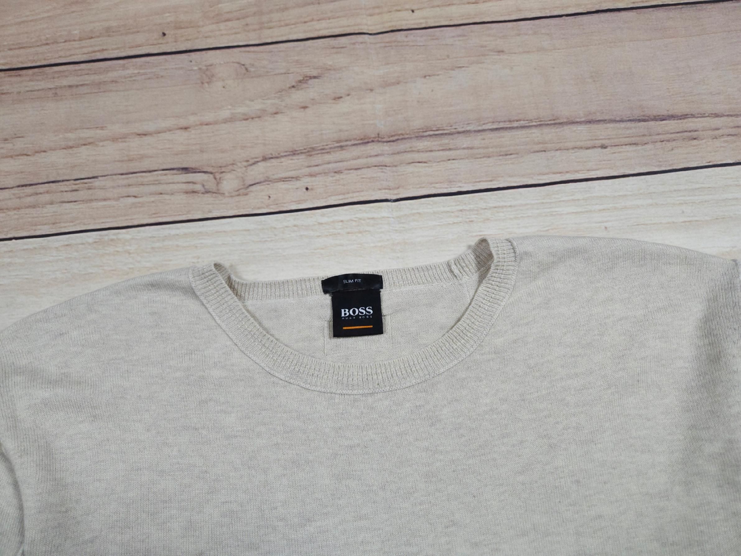 BOSS Orange Kwasiros Sweter Męski Slim Fit r. L/XL