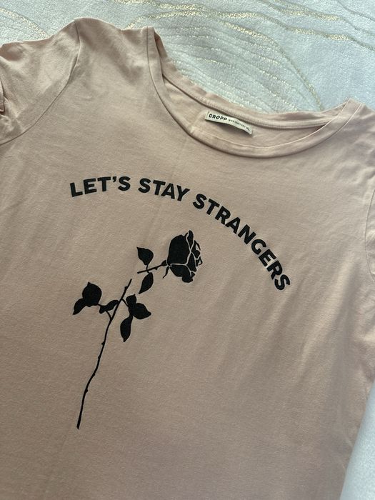 Koszulka pudrowy róż