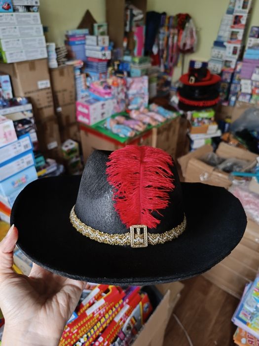 Карнавальна Шляпа пірата мушкетера циліндр шериф ковбой мексиканець