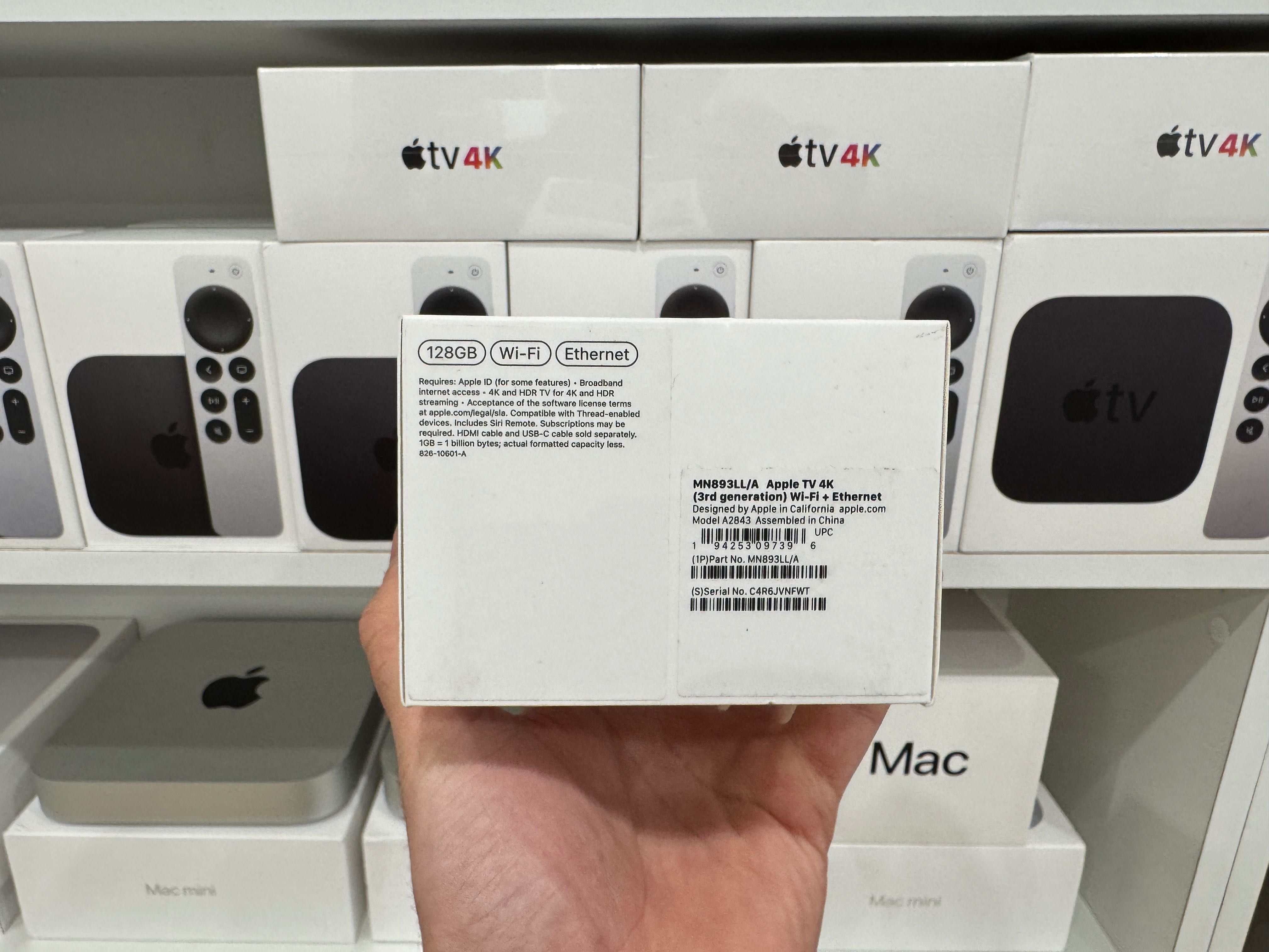 Apple TV 4K 3gen 128gb Wi-Fi + Ethernet MN893 нова 2022 Магазин