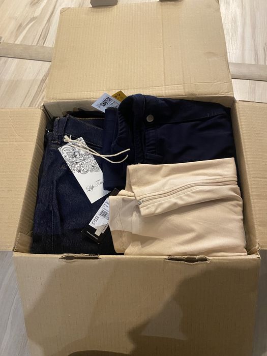Box ubrań nowych z metką lato jesień damskie męskie