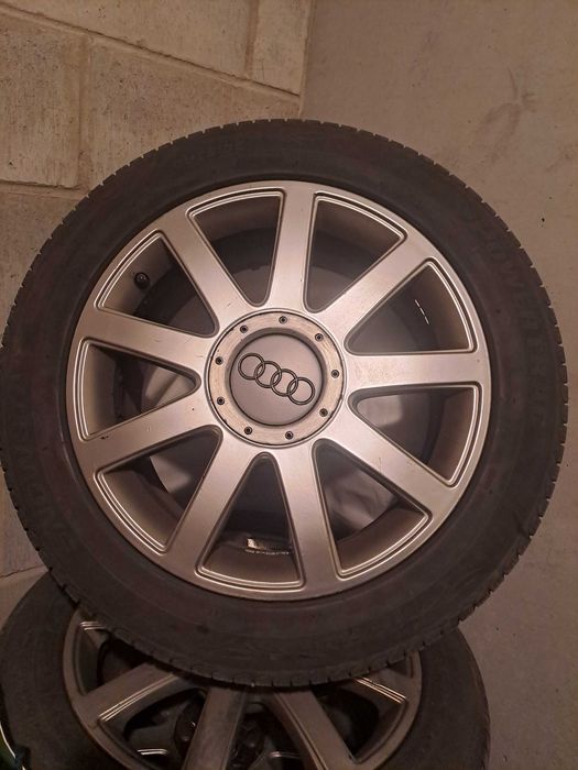Felgi aluminiowe 17 Audi Vw 4x opony zimowe 225/50/17