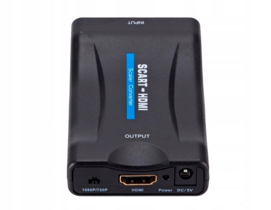 Konwerter Euro SCART do HDMI magnetowid DVD video