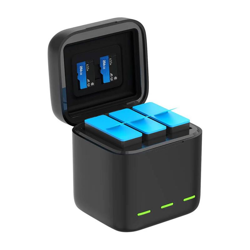 Ładowarka Telesin + 2 Akumulatory 1750Mah Do Gopro Hero 9, 10, 11 I 12