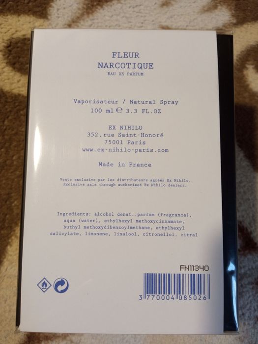Духи парфюмы Ex Nihilo Fleur Narcotique 100 ml мужские/женские