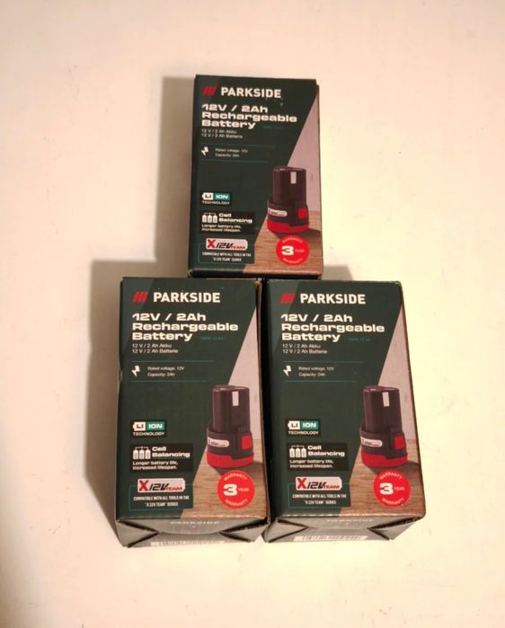 Pack 2 baterias 12v 2.0Ah Parkside