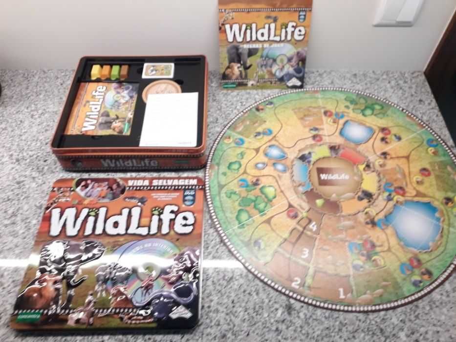 Jogo interativo e de tabuleiro Wild Life da Concentra - NOVO!