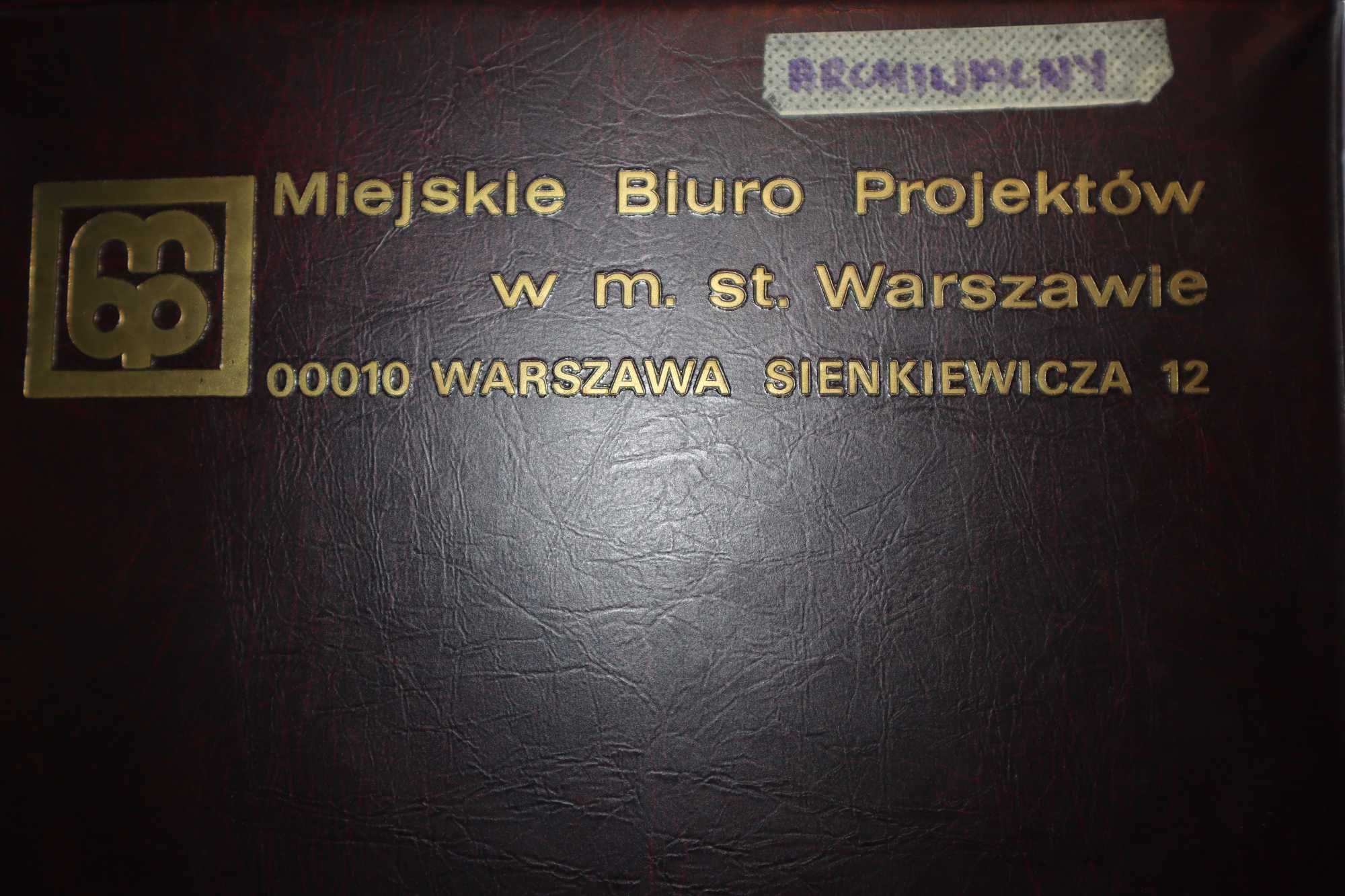 Projekty PRL MOKOTOWSKA 40 Centrum Studenckiego Ruchu Naukowego 1974 r