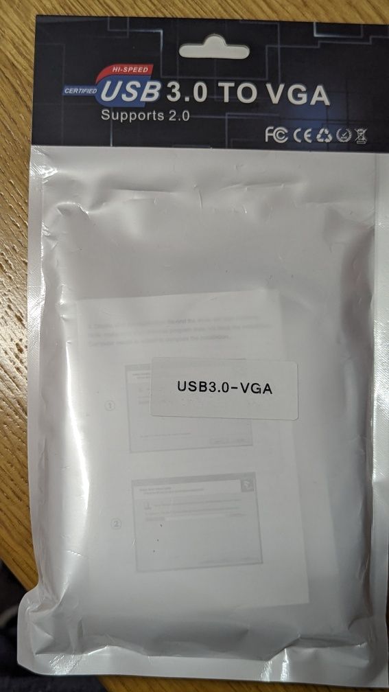 Зовнішня відеокарта USB 3.0/VGA, другий монітор