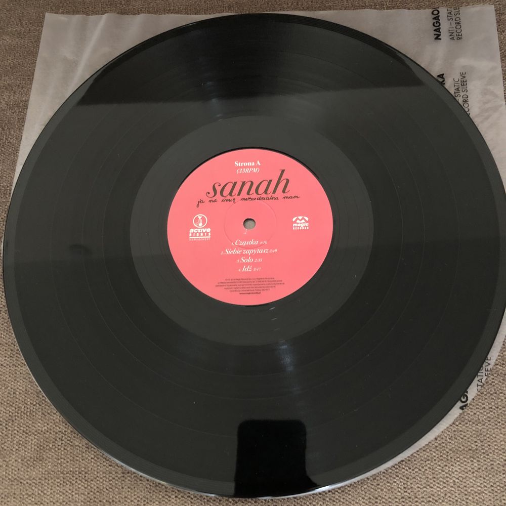 Sanah „Ja Na Imię Niewidzialna Mam” EP winyl folia