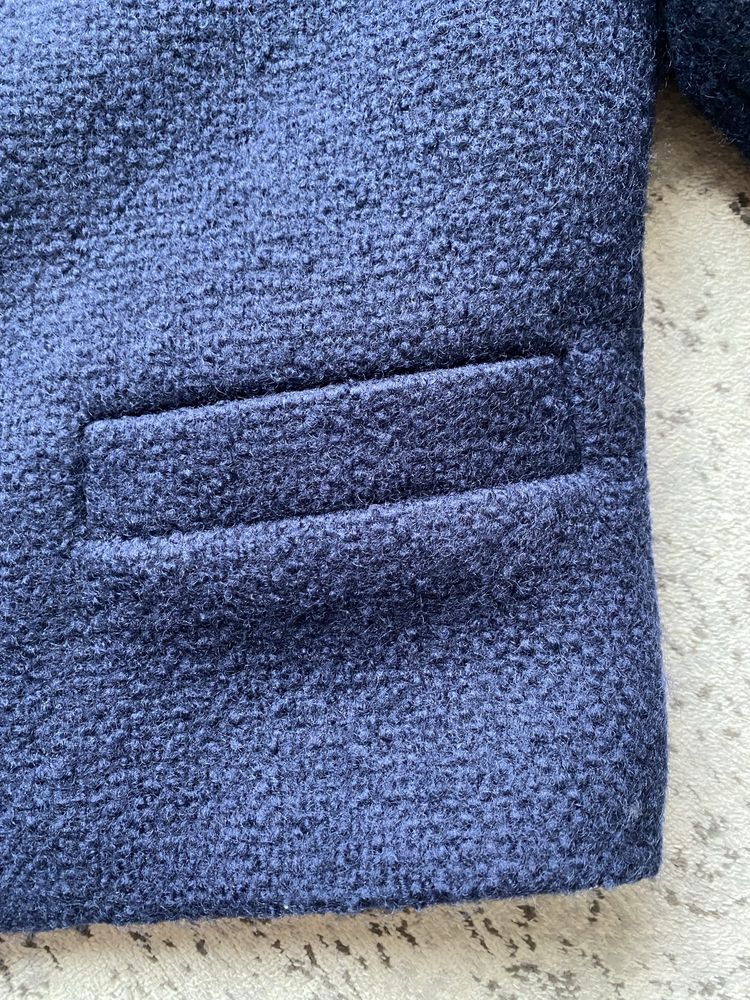 Krótki żakiet marynarka 100 % wełna roz S/M/L Stefanel