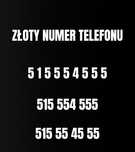 Złoty numer telefonu Orange