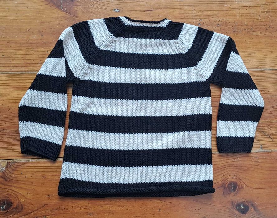 Camisola lã riscas 5 anos