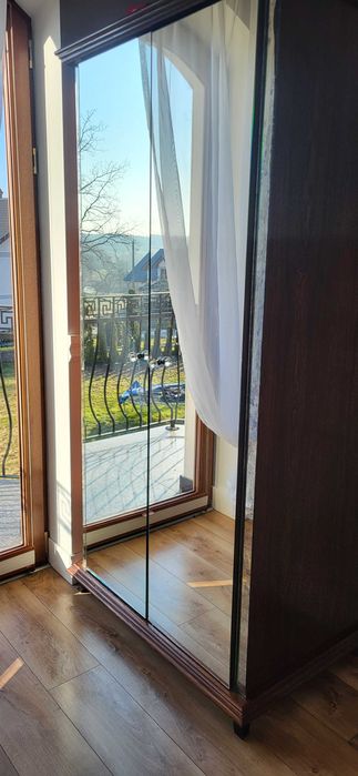 Zestaw mebli Łóżko,stolik nocny, biurko, krzesło, komoda, duża szafa