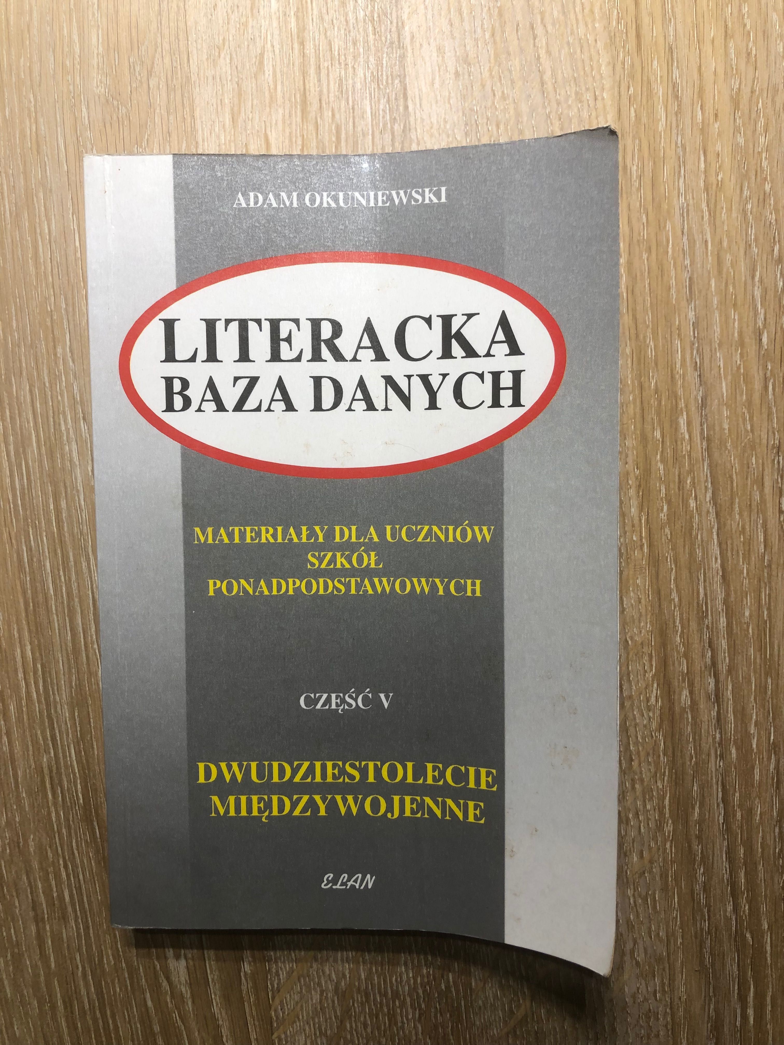 Literacka baza danych Adam Okuniecki