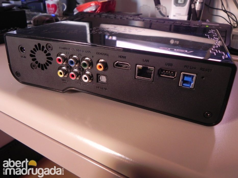 Disco ASUS externo multimédia com comando usb 3.0