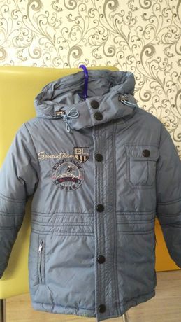 Зимняя куртка для мальчика 2 в 1, 110 р