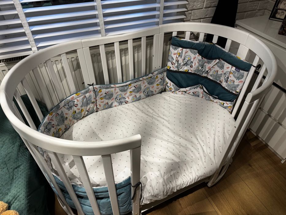 Łóżeczko dziecięce 7w1 Waldin