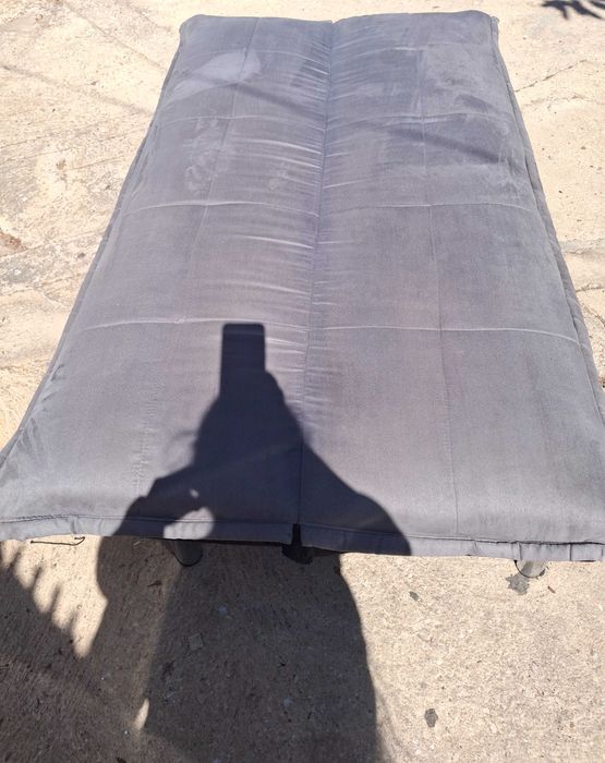 Sofá cama em tecido