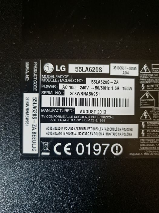 LG 55LA620S czytać opis